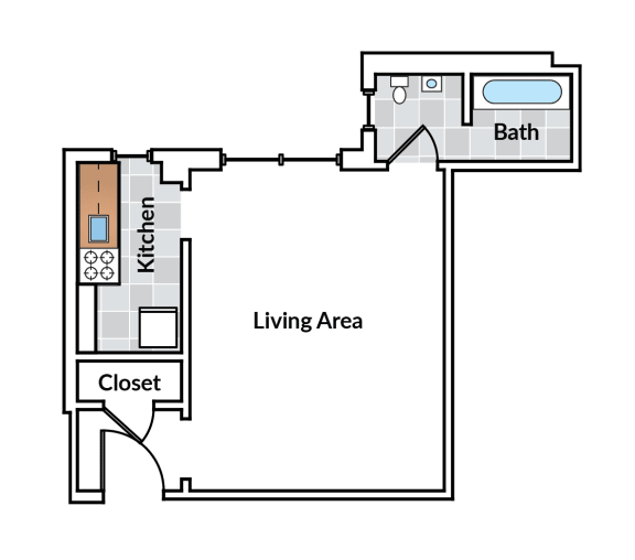 Floor Plans of Rocksboro Apartments in Washington, DC